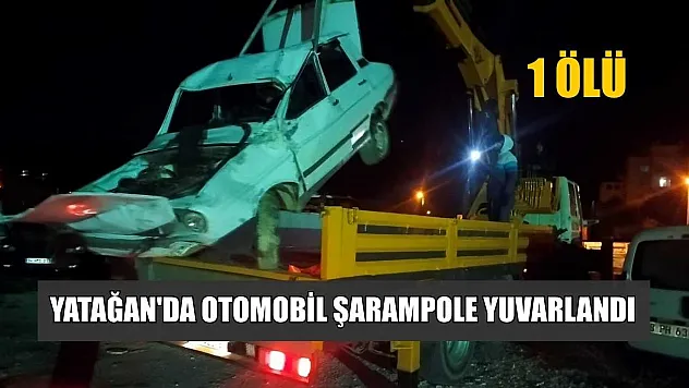 Yatağan'da otomobil şarampole yuvarlandı: 1 ölü