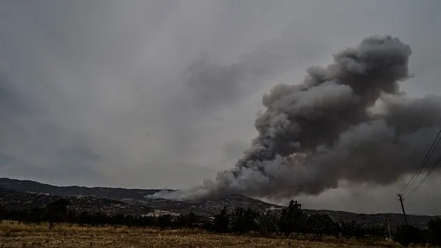 Yatağan'da yangınla mücadele fotoğraf karelerine yansıdı