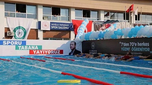 YATAĞAN'DA YÜZME BİLMEYEN KALMAYACAK