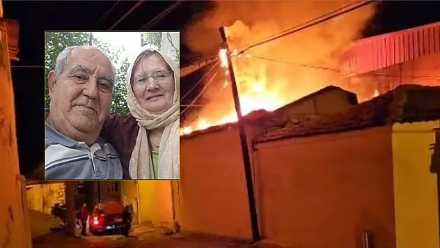 Yatağan'daki yangında yaşlı çift hayatını kaybetti