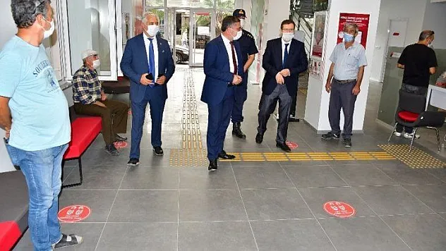 Yatağan Kaymakamı COvid-19 denetimine çıktı