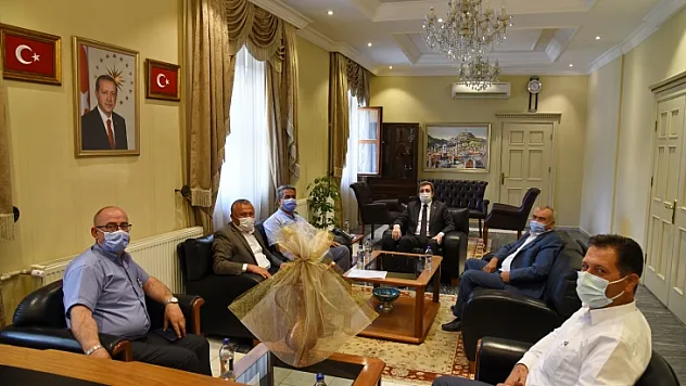 Yatağan Muhtarlar Derneği'nden Vali Orhan Tavlı'ya Ziyaret