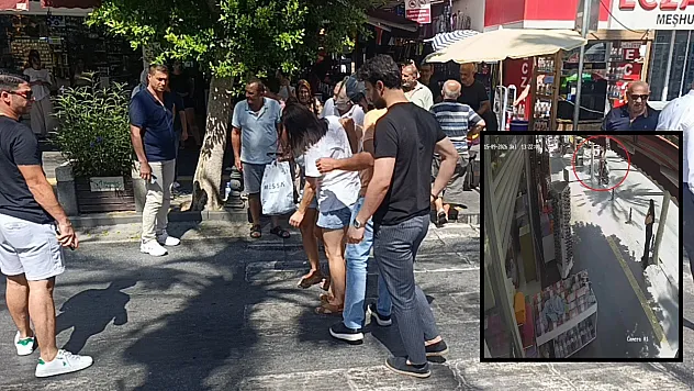 Yayaya yol veren araçların arasından geldi, yayaya çarpıp kaçtı