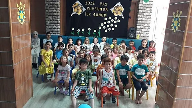 Yaz Kur'an kursları açıldı