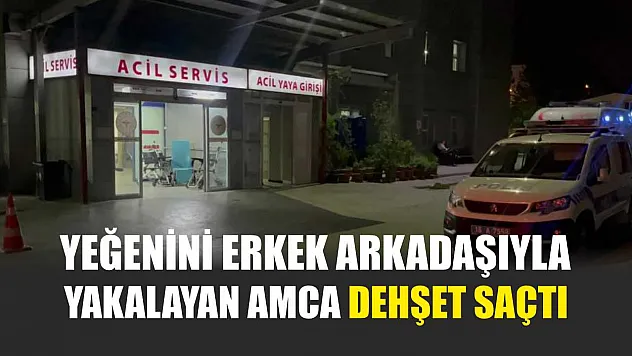 Yeğenini erkek arkadaşıyla yakalayan amca dehşet saçtı