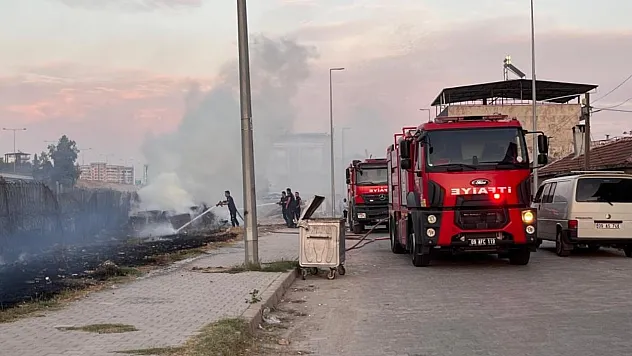 Yerleşim yerlerine yakın bölgede çıkan yangın korkuttu