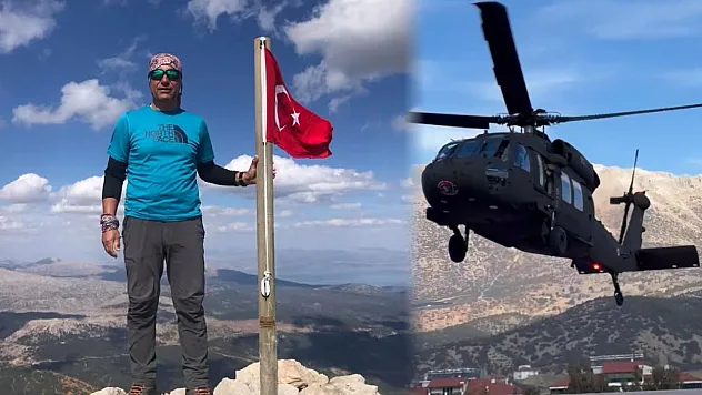 Yıpranan Türk bayrağını değiştirmek isterken kaybolan dağcının cesedine ulaşıldı