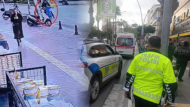 Yola fırlayan 7 yaşındaki çocuğa motosikletle çarptılar, arkalarına baka baka yollarına devam ettiler