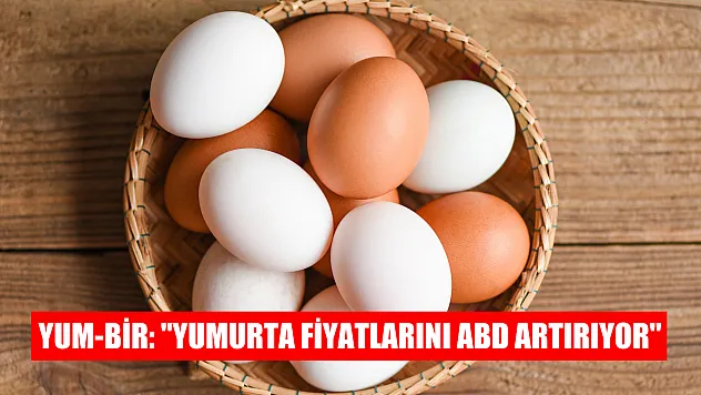 YUM-BİR: 'Yumurta fiyatlarını ABD artırıyor'