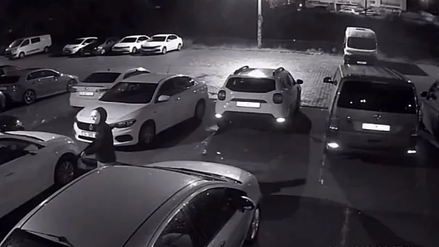 Yüzü maskeli kadın iş yerine böyle ateş etti