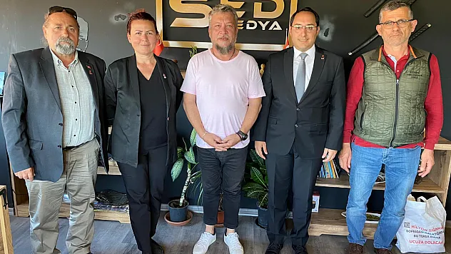 Zafer Partisi SED Medya'yı ziyaret etti 