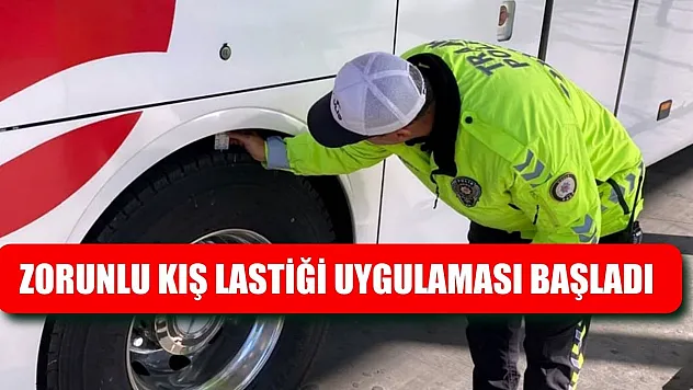 Zorunlu kış lastiği uygulaması başladı