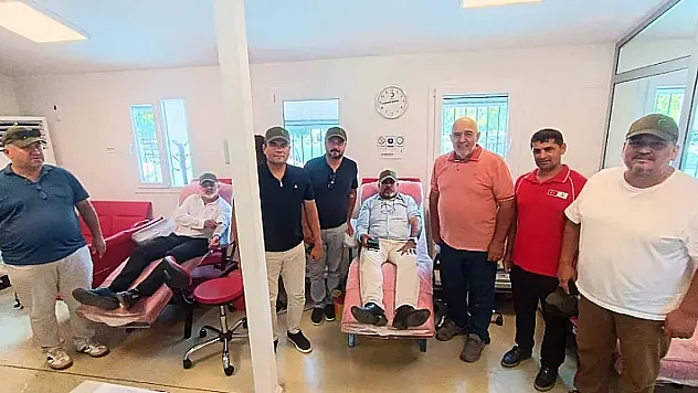 Yeşilay Fethiye Şubesi'nden Kızılay'a kan bağışı desteği