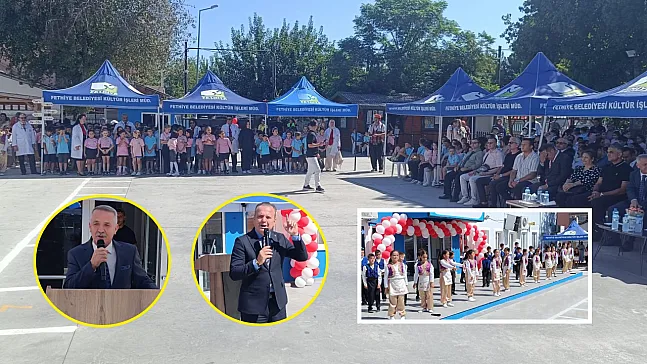 Fethiye'de yeni eğitim öğretim yılı çocukların neşesiyle kapılarını açtı