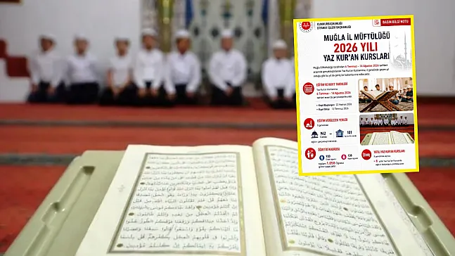 Muğla'da Yaz Kur'an Kursları 6 Temmuz'da başlıyor