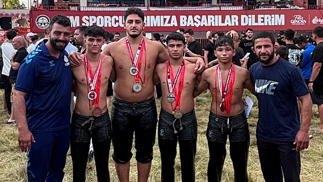 Seydikemerli Pehlivanlardan Kırkpınar'da 4 Madalya