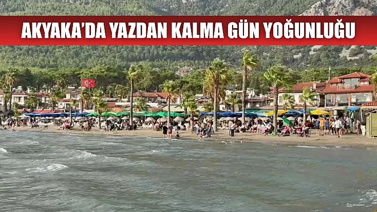 Akyaka’da yazdan kalma gün yoğunluğu