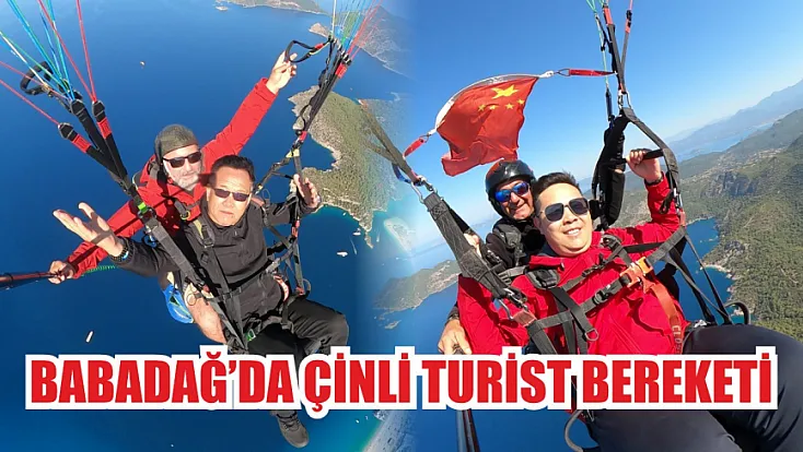 Babadağ’da Çinli Turist Bereketi
