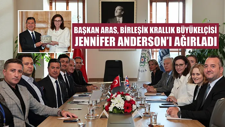 Başkan Aras, Birleşik Krallık Büyükelçisi Jennifer Anderson’ı Ağırladı