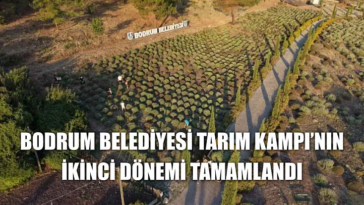 Bodrum Belediyesi Tarım Kampı'nın İkinci Dönemi Tamamlandı
