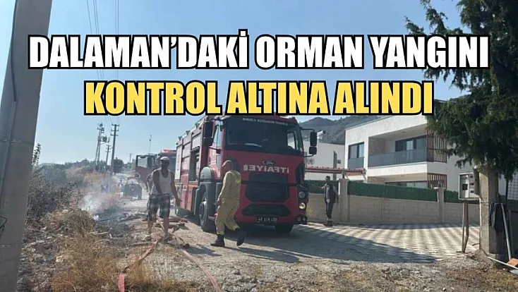 Dalaman'daki orman yangını kontrol altına alındı