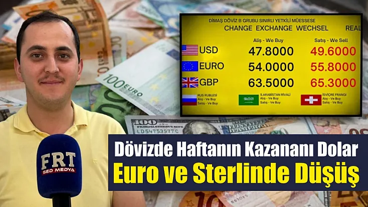 Dövizde haftanın kazananı dolar: Euro ve sterlinde düşüş