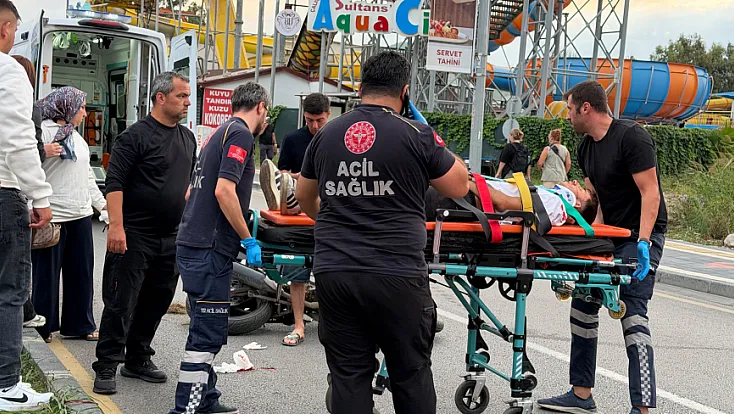 Fethiye’de motosiklet yayaya çarptı: 2 yaralı