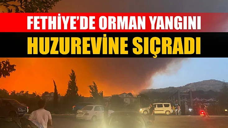 Fethiye’de orman yangını huzurevine sıçradı