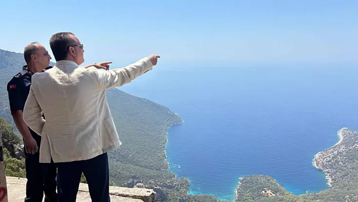 Fethiye Kaymakamı Akkaya, Yediburunlar’da incelemelerde bulundu
