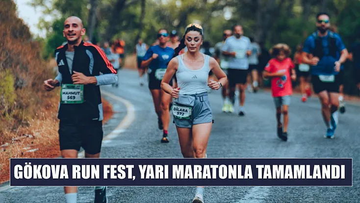 Gökova Run Fest, yarı maratonla tamamlandı