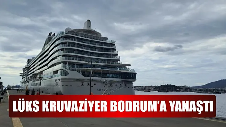Lüks kruvaziyer Bodrum’a yanaştı