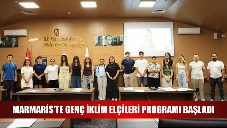 Marmaris'te Genç İklim Elçileri programı başladı
