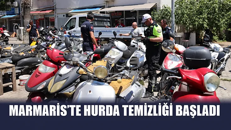 Marmaris'te hurda temizliği başladı