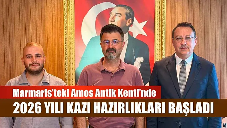Marmaris'teki Amos Antik Kenti'nde 2026 yılı kazı hazırlıkları başladı