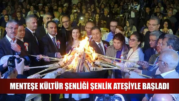 Menteşe Kültür Şenliği şenlik ateşiyle başladı
