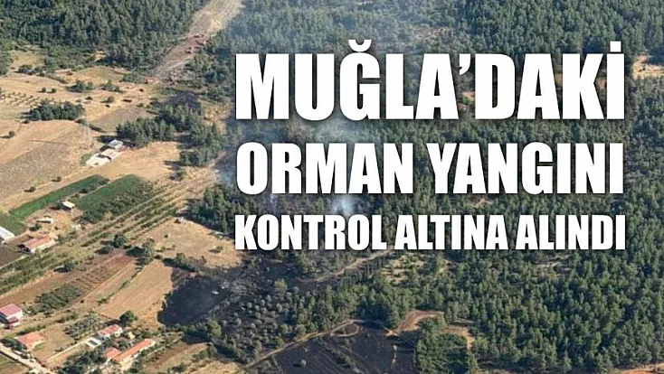 Muğla'daki orman yangını kontrol altına alındı
