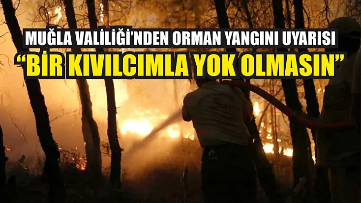 Muğla Valiliği’nden orman yangını uyarısı: 'Bir kıvılcımla yok olmasın'