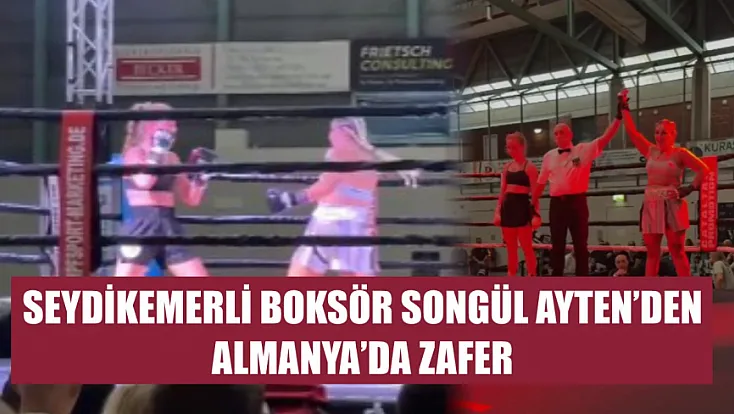Seydikemerli boksör Songül Ayten’den Almanya’da zafer