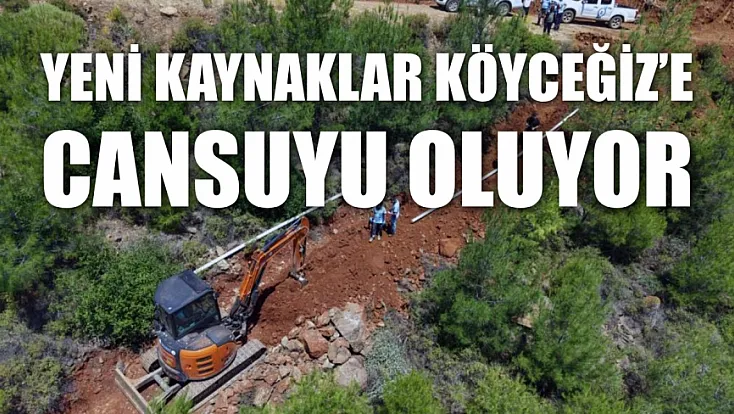 Yeni kaynaklar Köyceğiz'e cansuyu oluyor