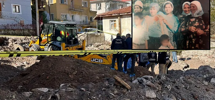 17 yıl önce kaybolan kadının evinin altından kemikler çıktı