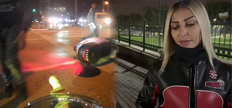 'Acemi değiliz' dedi, 2 dakika sonra kaza yaptı