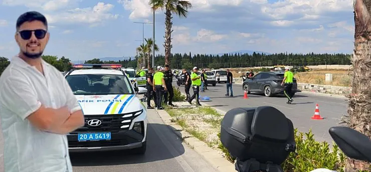 Ağaca çarpan motosikletin sürücüsü yaşam mücadelesini kaybetti