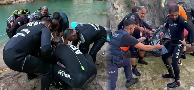 Antalya Kapuz Kanyonu'nda acı olay: Genç adamın cansız bedeni 8 metre derinlikte bulundu