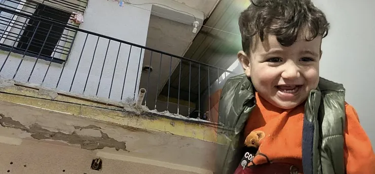 Balkonda akıma kapılan 1,5 yaşındaki Yamaç yaşam mücadelesini kaybetti