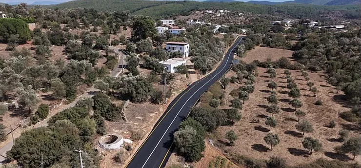 Bodrum Çamlık Mahallesi'nin yolları yenilendi