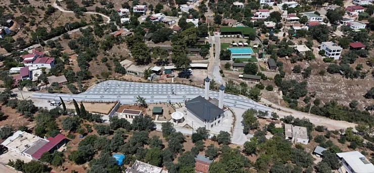 Bodrum'da 125 bin metrekarelik beton yol ve parke çalışması