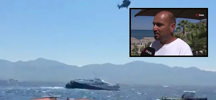 KKTC'de teknenin battığını fark edip, yardıma koştu en az 100 kişiyi kurtardı