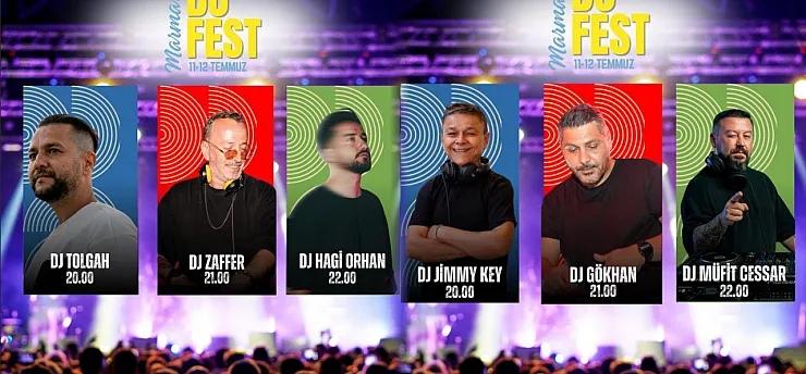 Marmaris'te yazın ritmi Dj Fest ile yükselecek