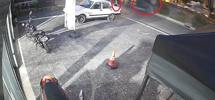 Ölümden 5 saniyeyle kurtuldu