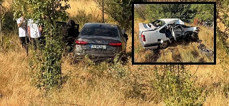 Otomobillerin çarpıştığı kazada bir kişi öldü 3 kişi yaralandı